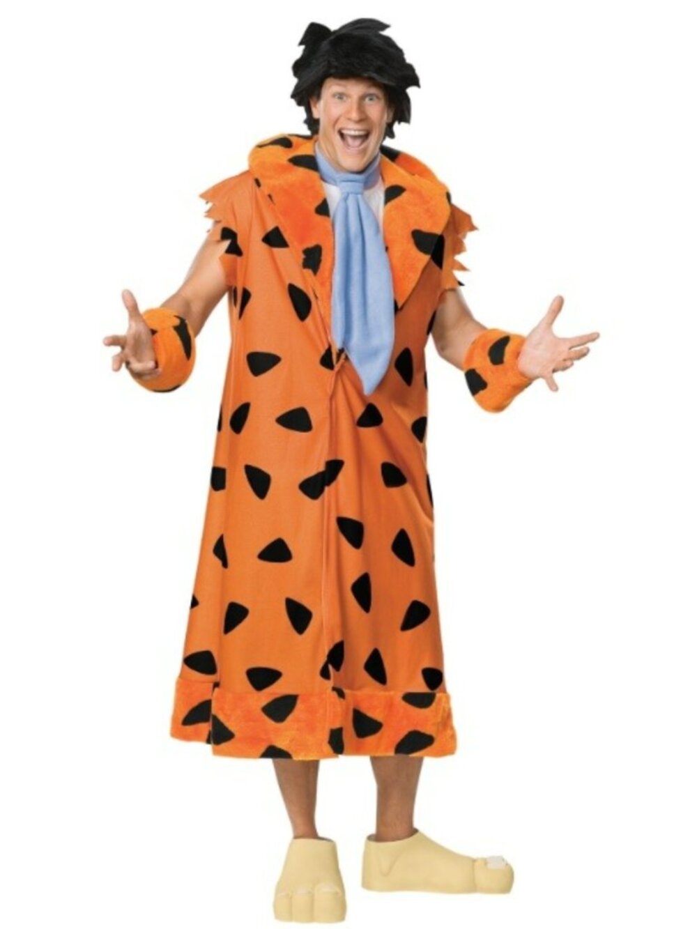 Fred Flintstone Adult Halloween Costume Cosplay Size Plus One Size